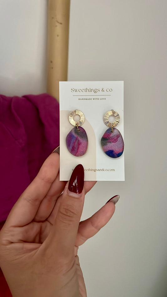 Boucles d’oreilles Collection aquarelle