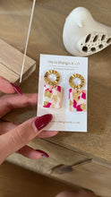 Charger l&#39;image dans la galerie, Boucles d’oreilles Terrazzo