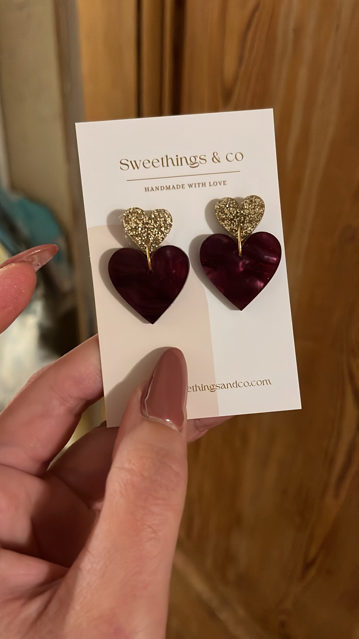 Boucles d’oreilles cœur