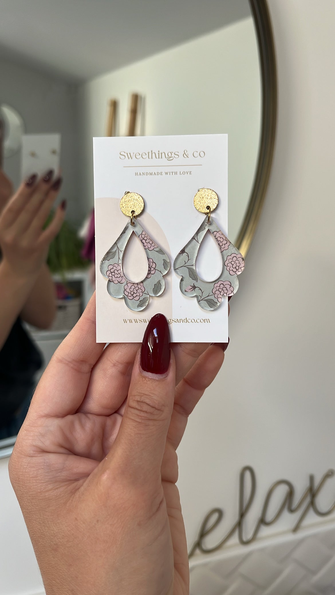 Boucles d’oreilles Collection florale