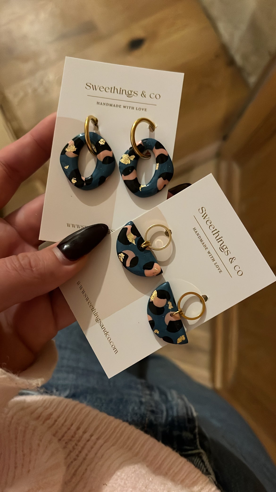 Boucles d’oreilles Léopard