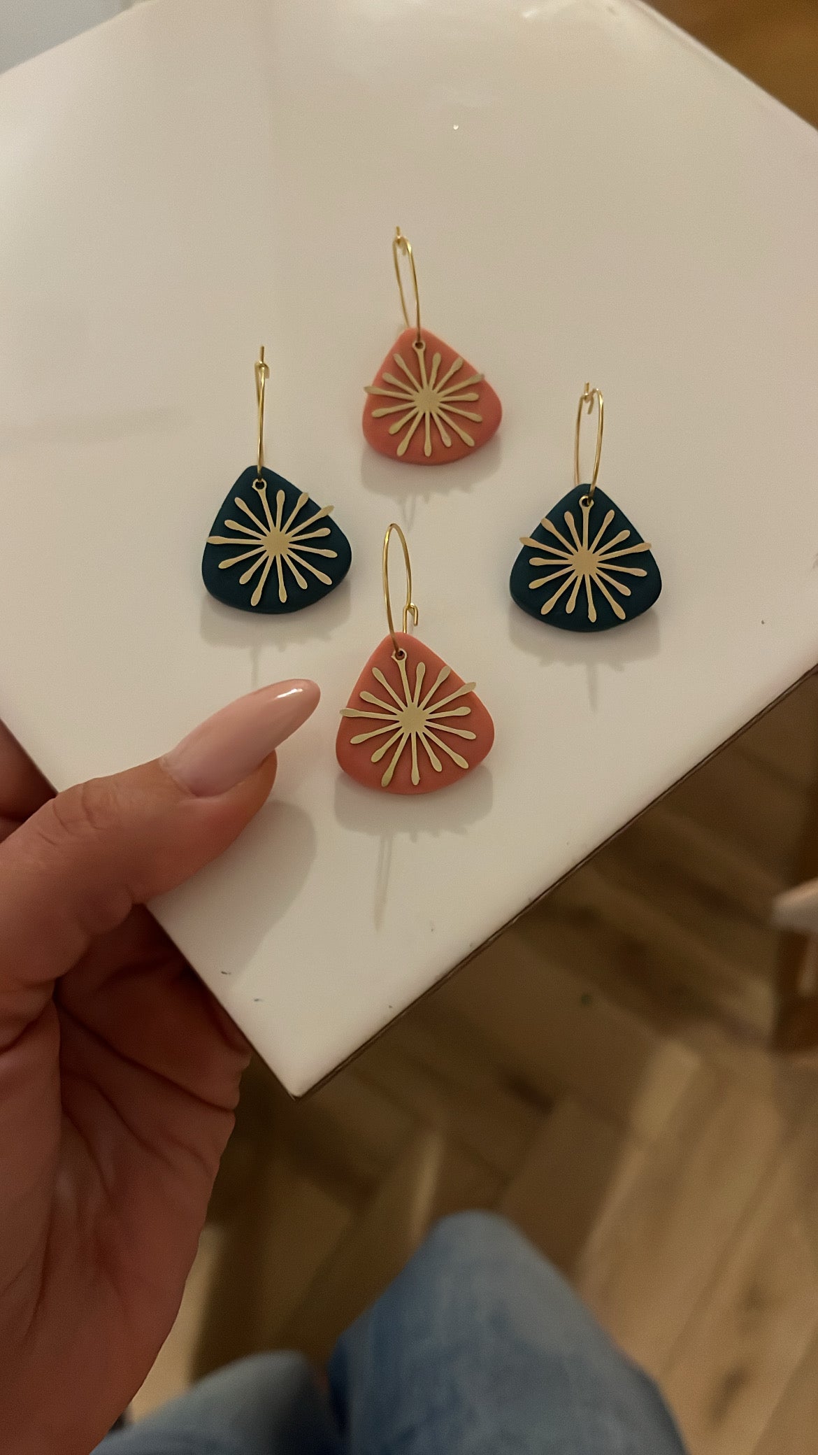 Boucles d’oreilles Dahlia