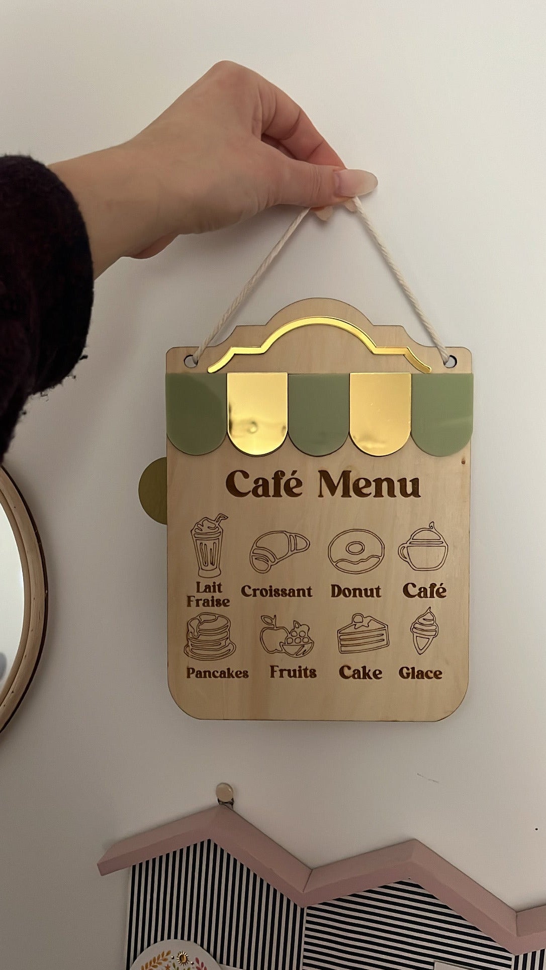 Mon Petit Café Menu - Personnalisable