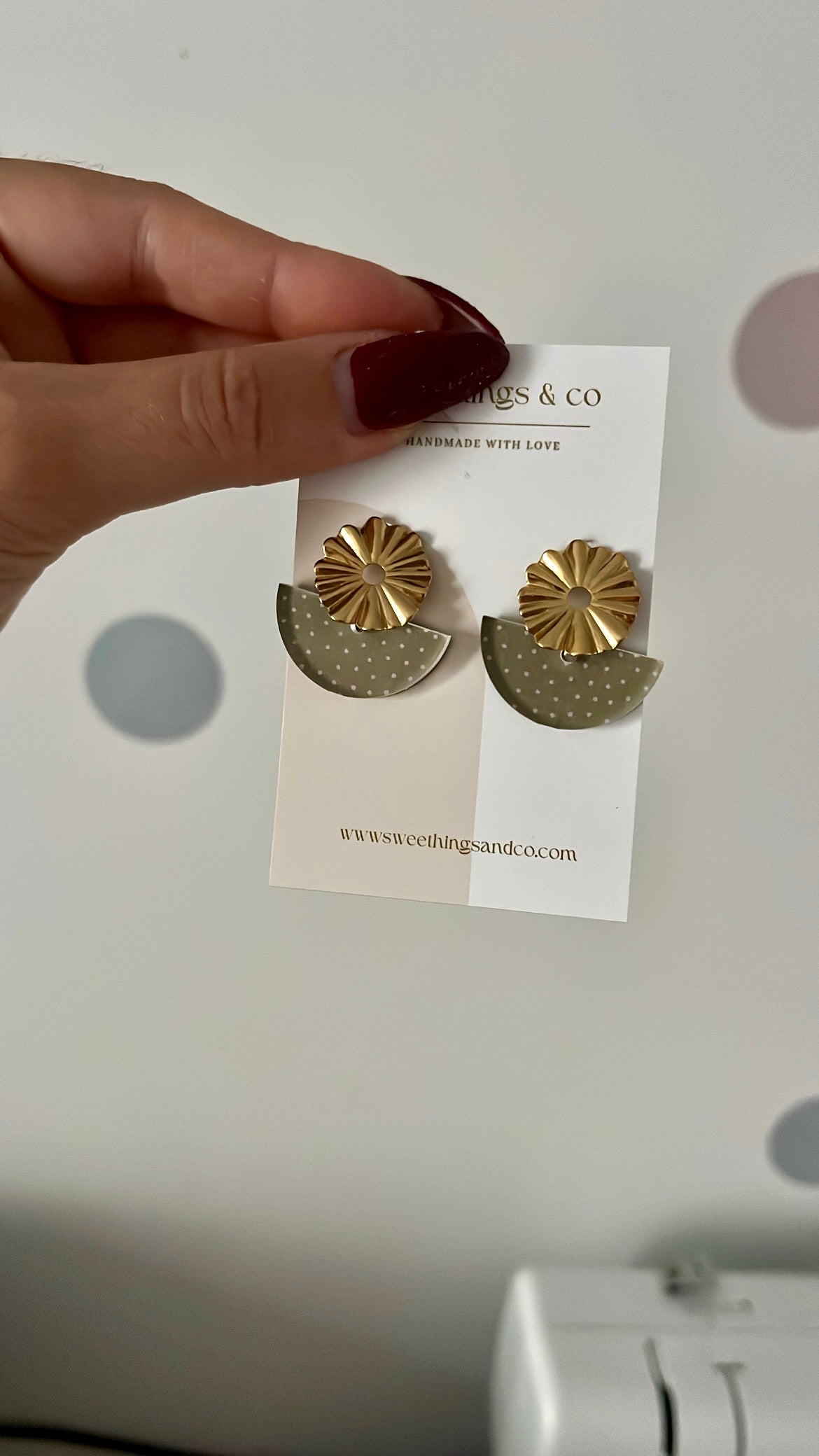 Boucles d’oreilles Collection pois