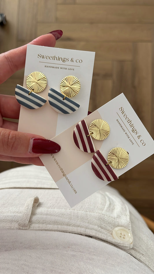 Boucles d'oreilles Marinières