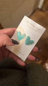 Puces d'oreilles Cœur