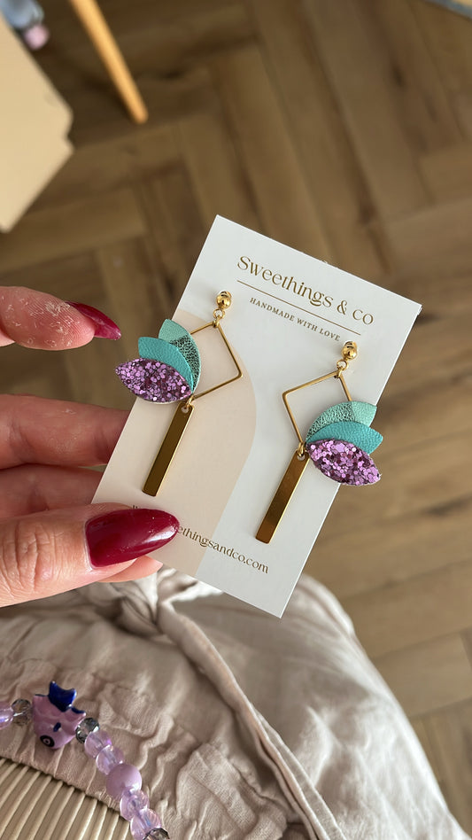Boucles d'oreilles VIOLETTE