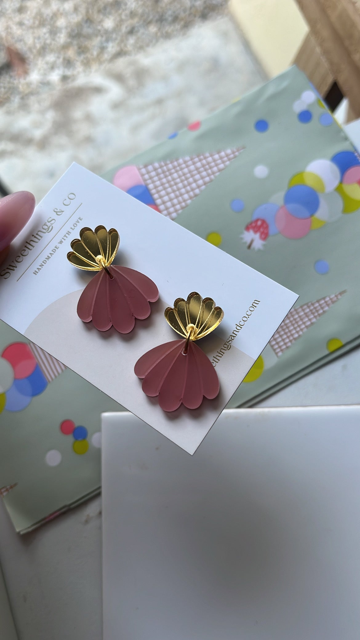 Boucles d’oreilles COQUILLAGES