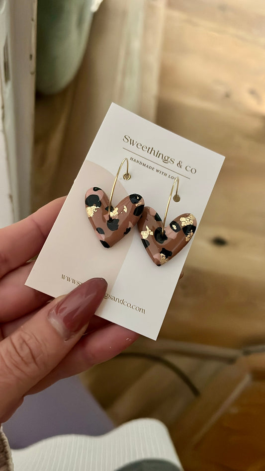 Boucles d’oreilles léopard