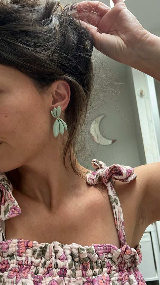 Boucles d’oreilles couleur au choix