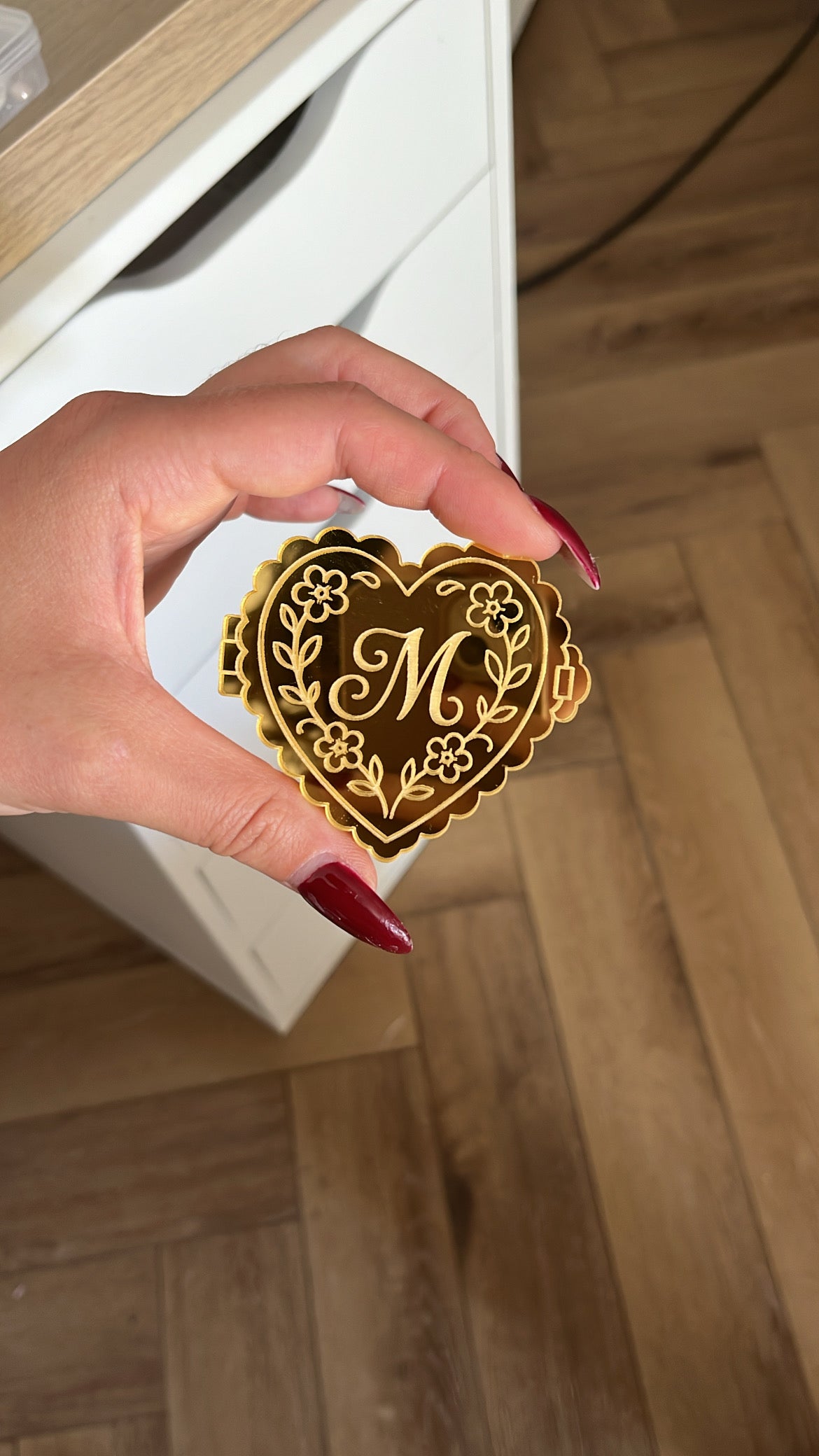 Magnet Poudrier cœur