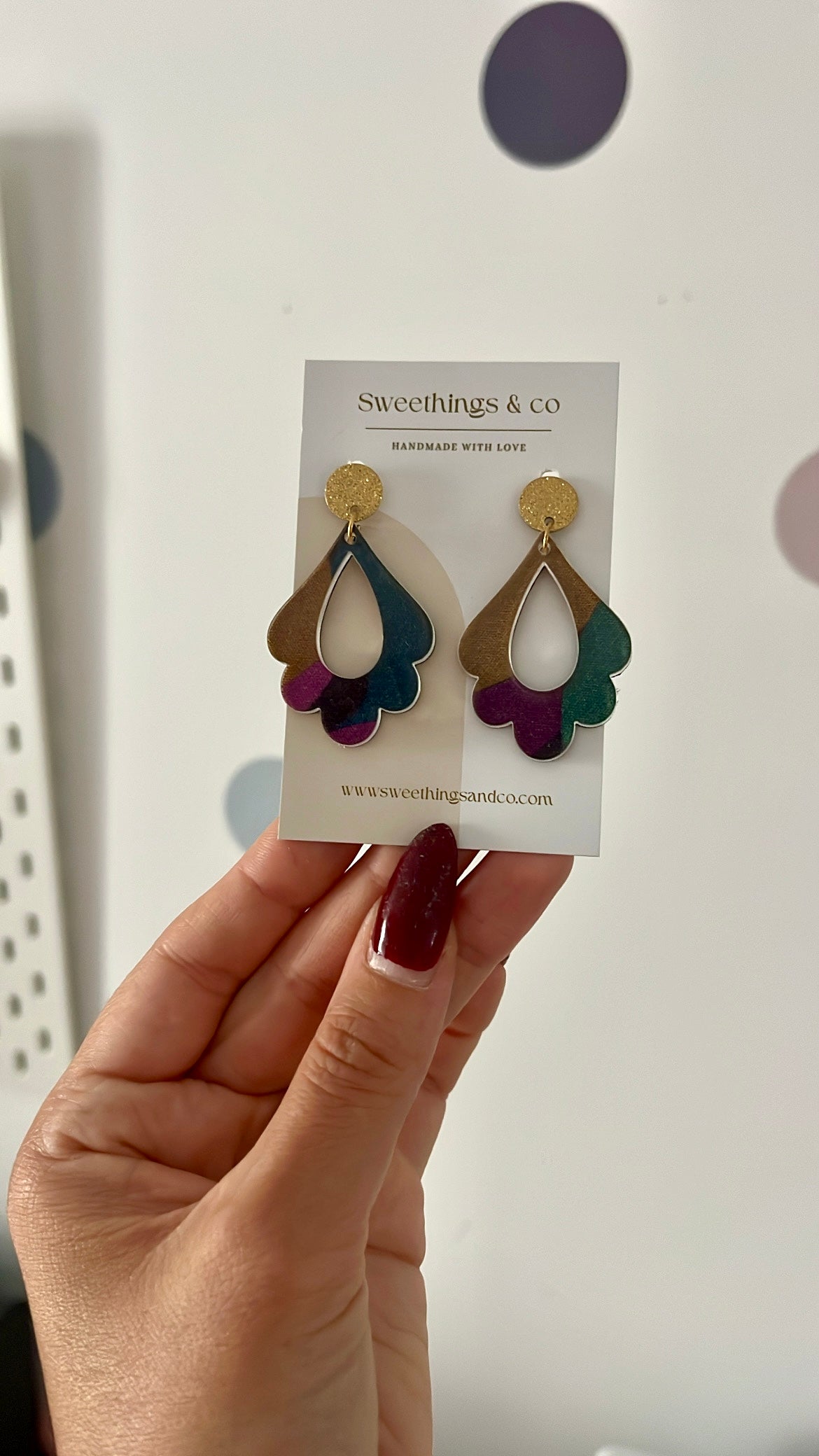 Boucles d’oreilles Collection aquarelle