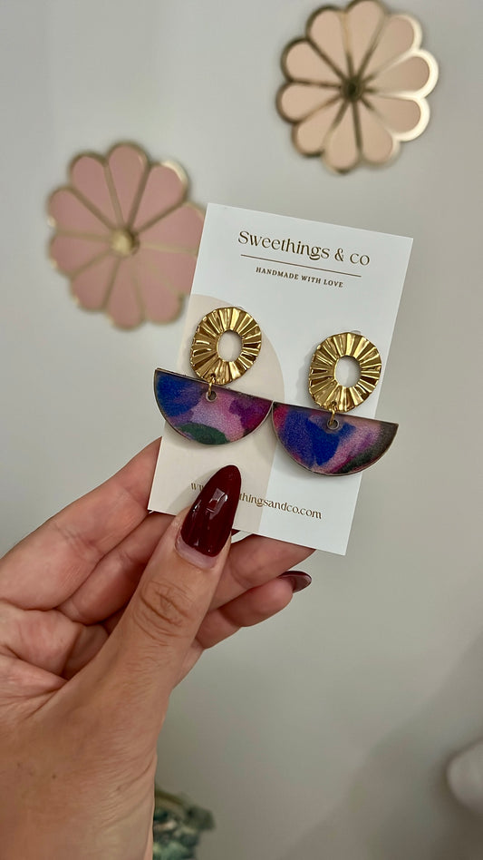 Boucles d’oreilles Collection aquarelle
