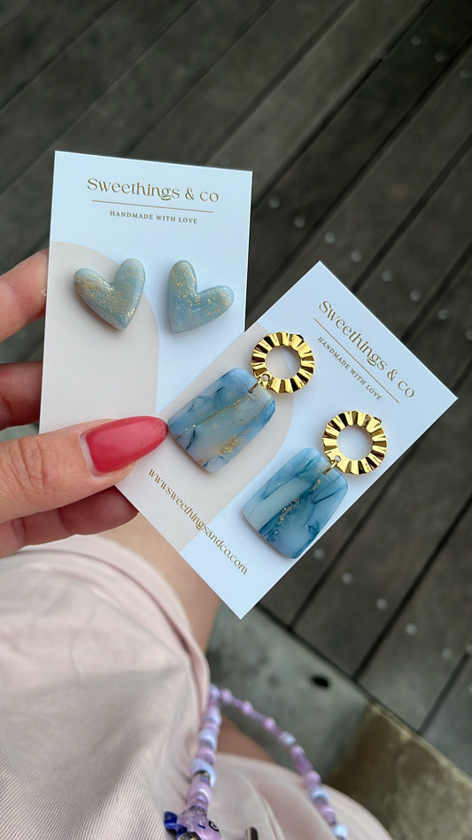 Boucles d’oreilles MARBRE