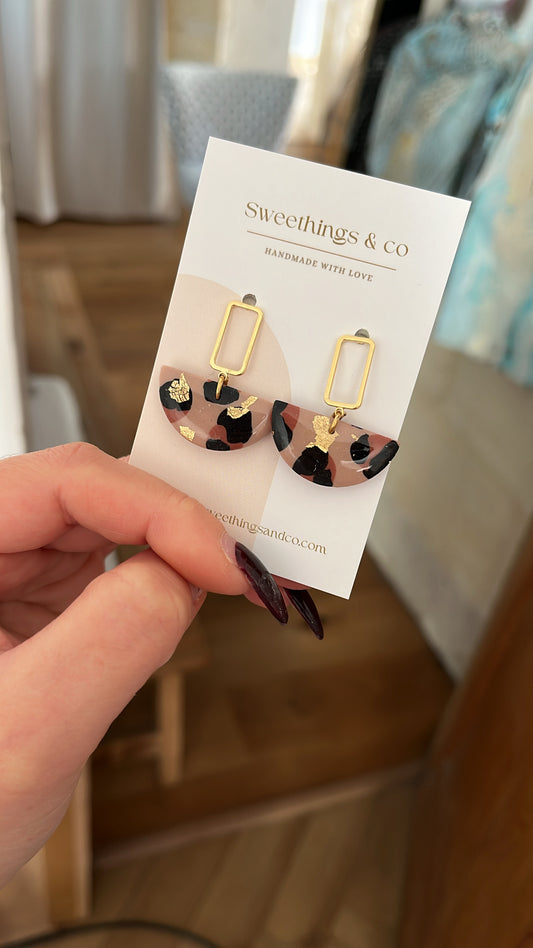 Boucles d’oreilles Léopard