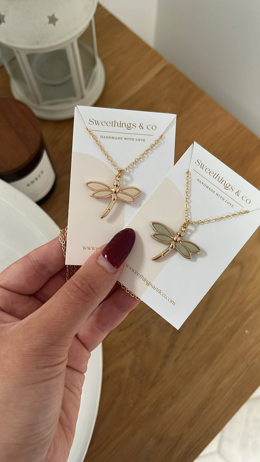 Collier poétique Libellule