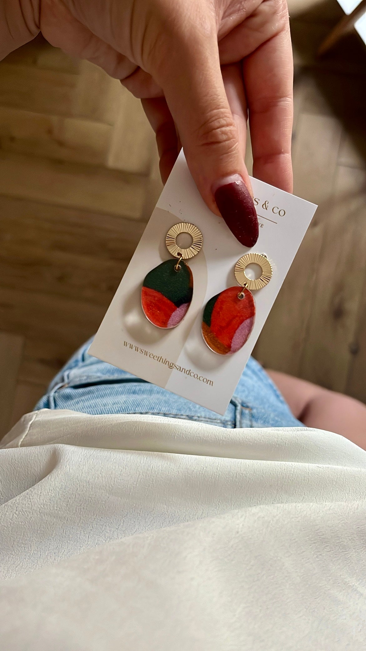Boucles d’oreilles Collection aquarelle