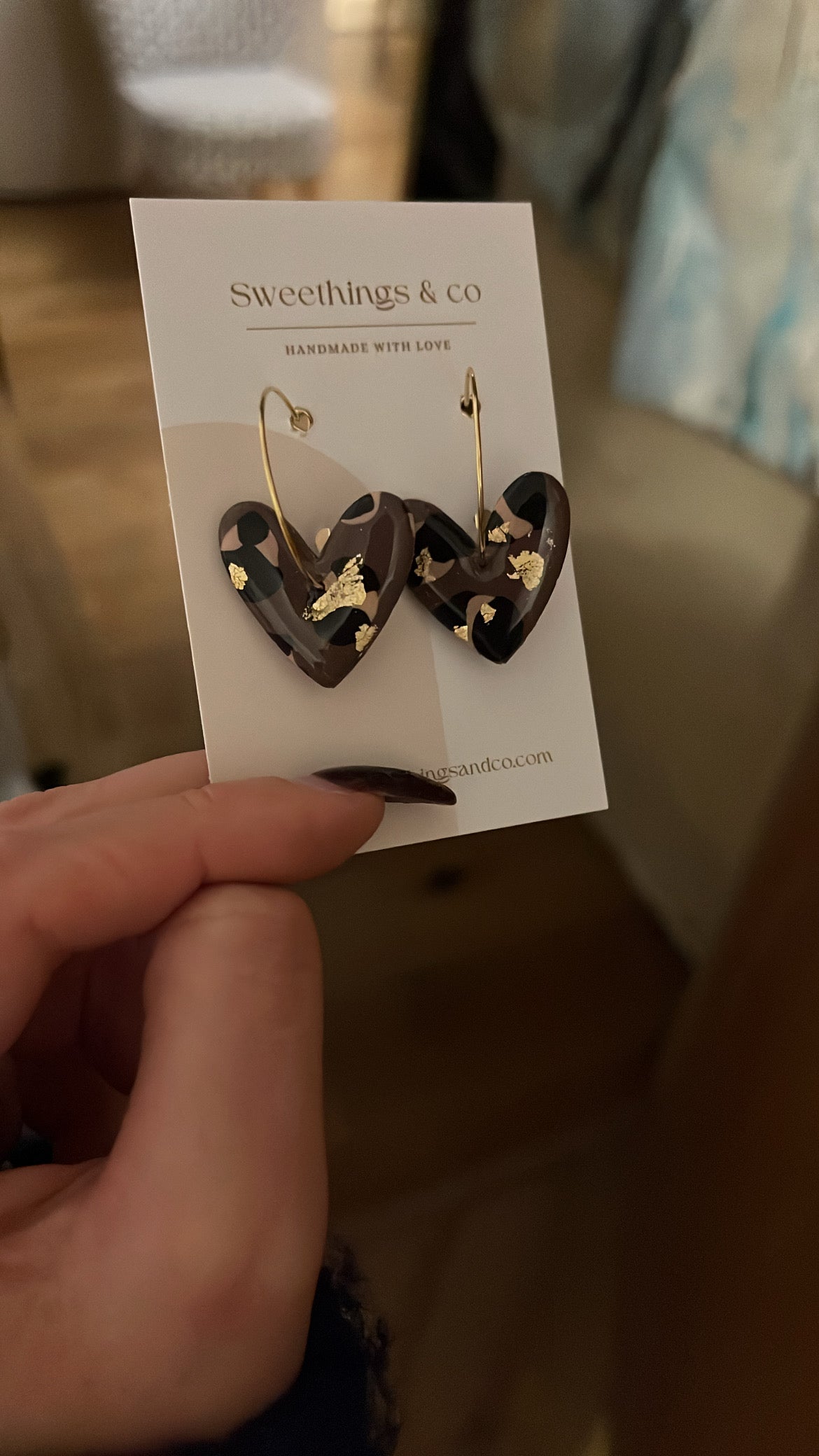 Boucles d’oreilles Léopard