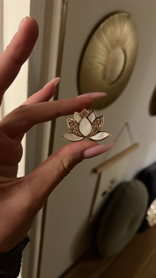 Broche poétique lotus petit