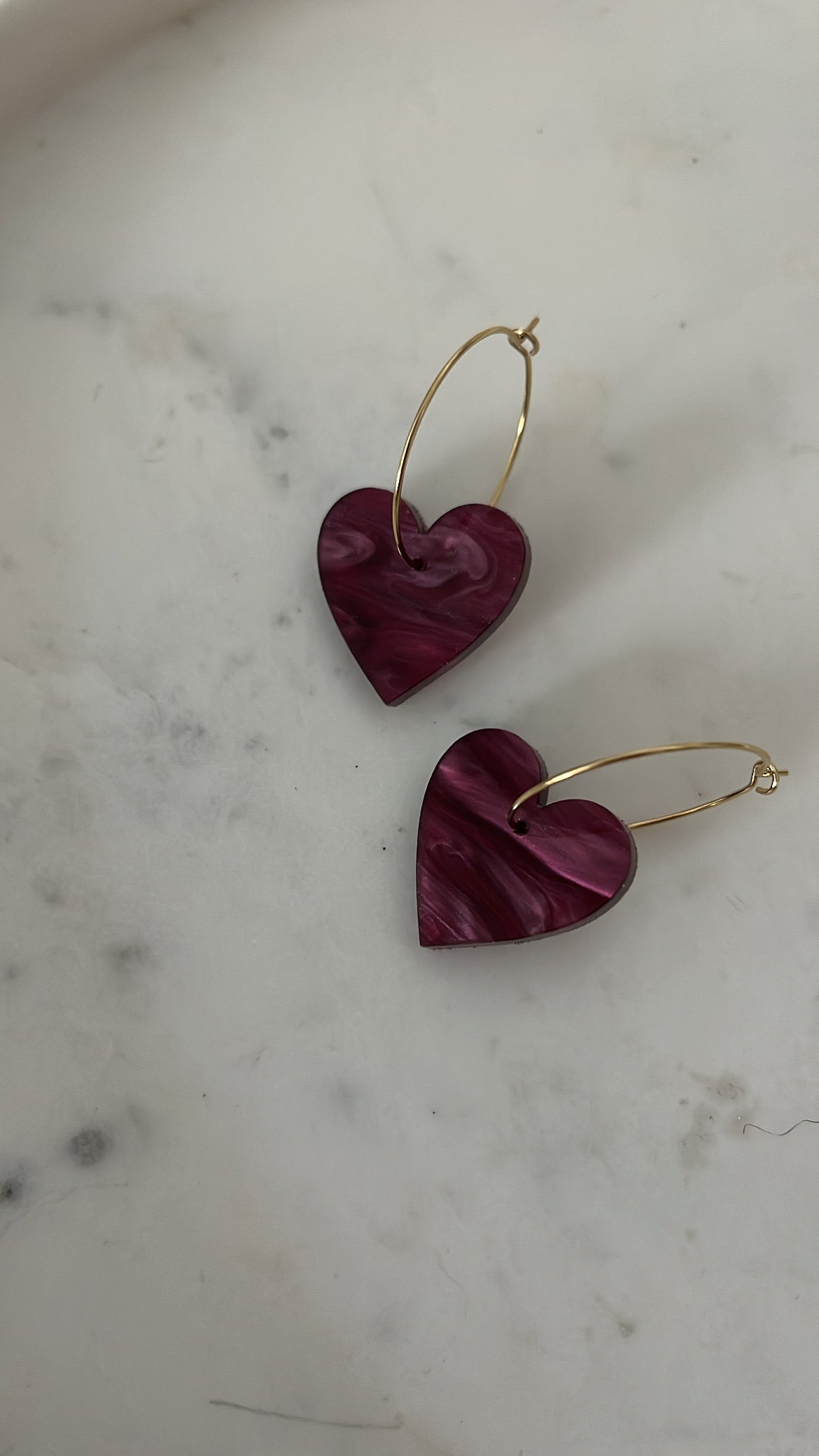 Boucles d’oreilles cœur