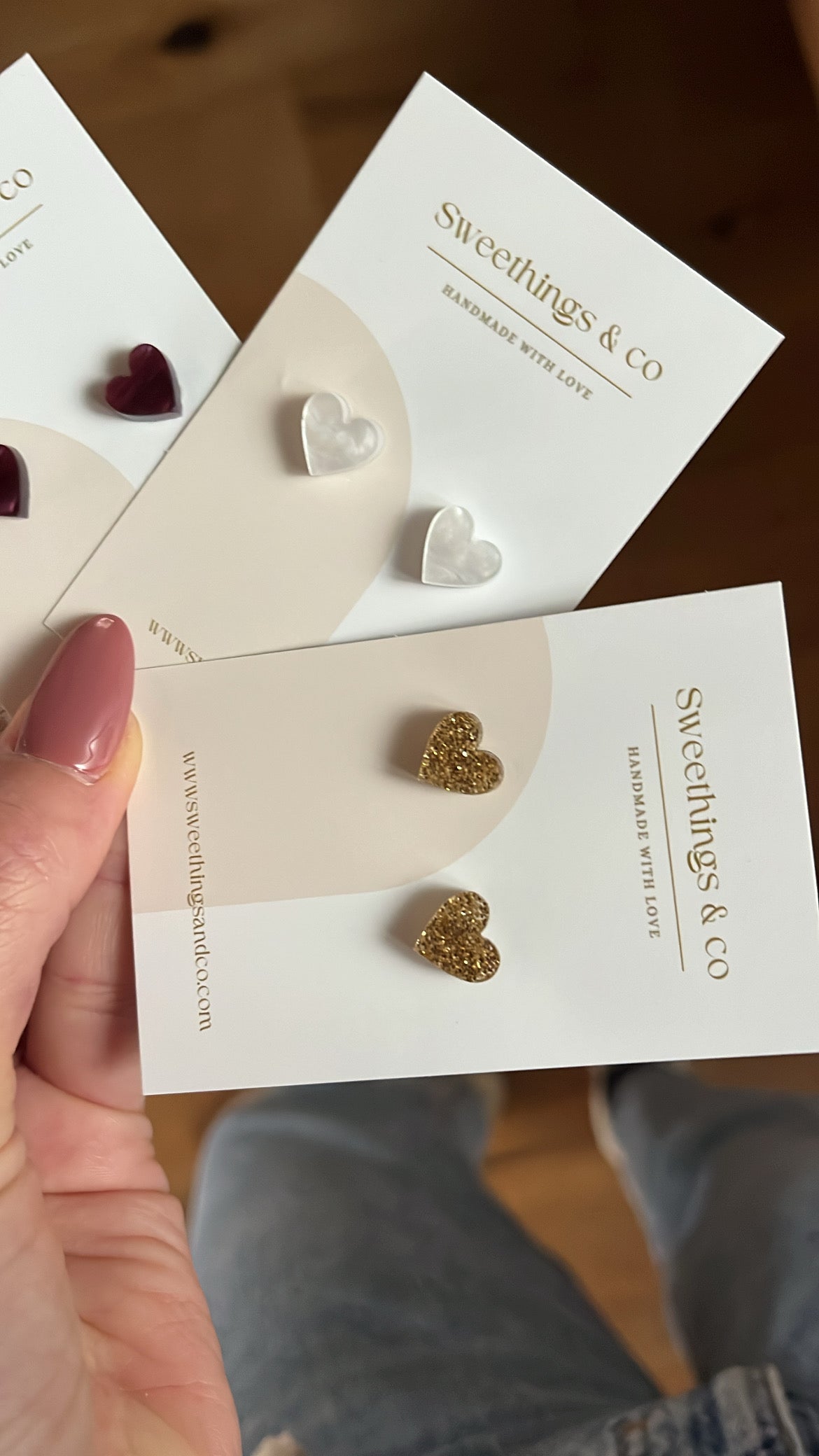 Boucles d’oreilles cœur