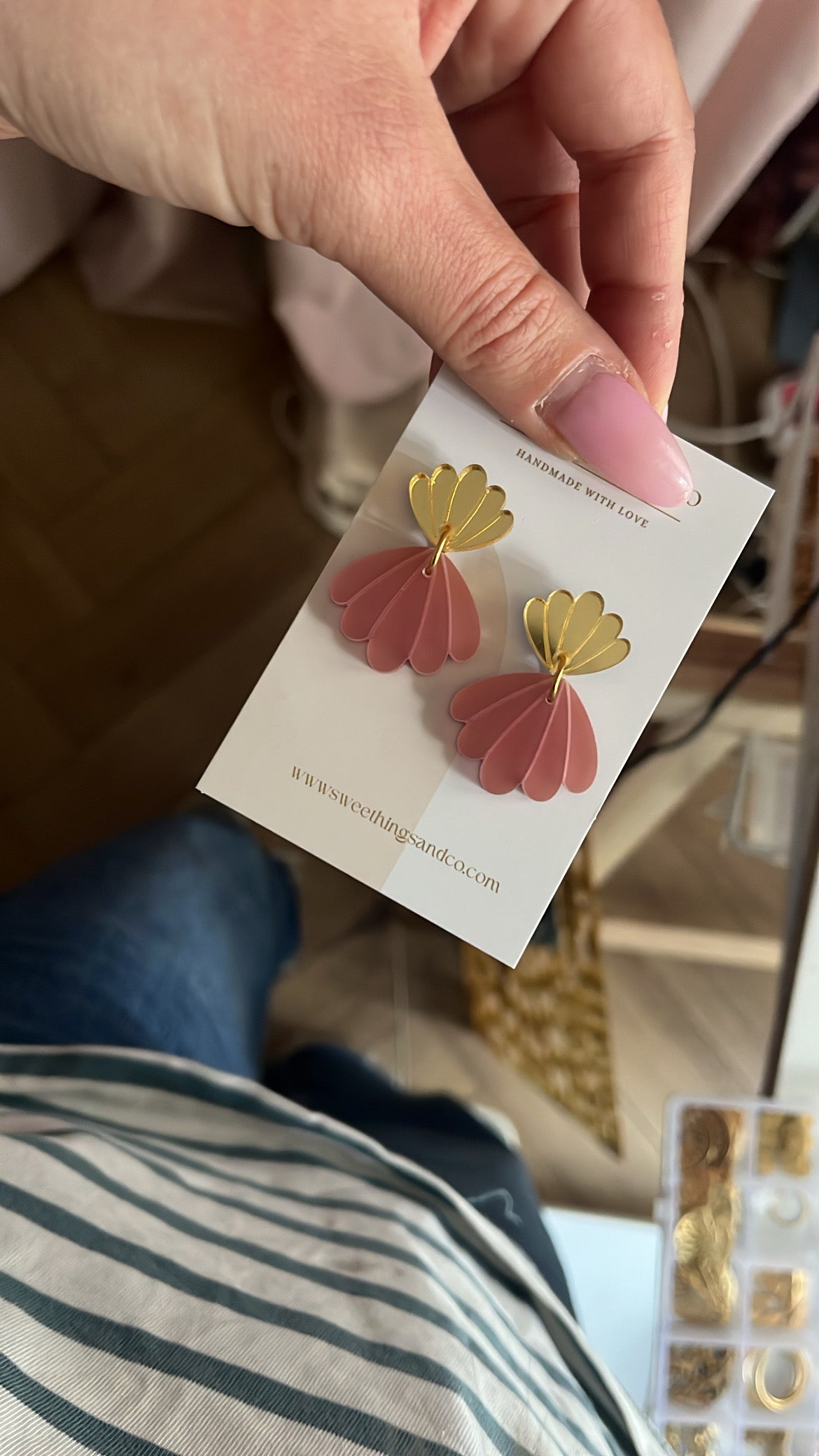 Boucles d’oreilles COQUILLAGES