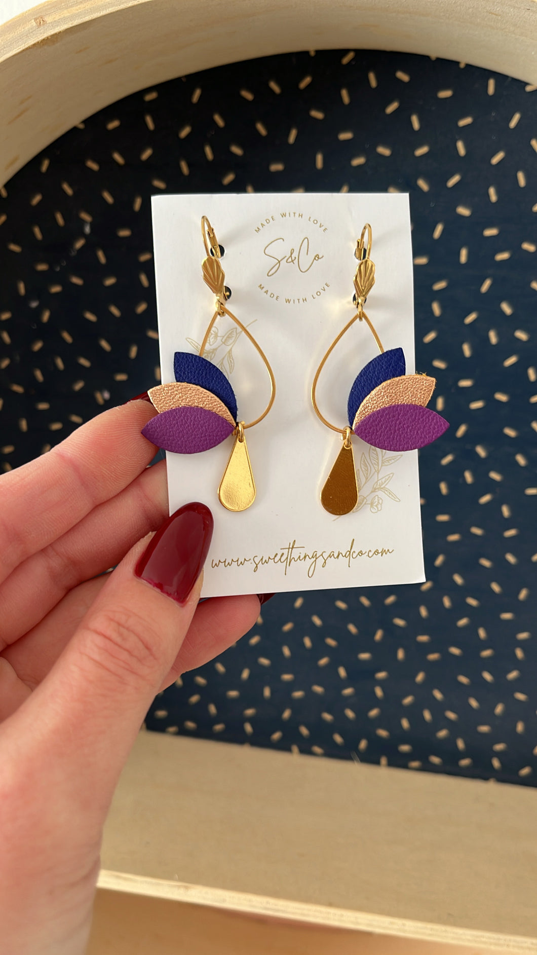 Boucles d'oreilles FLORA