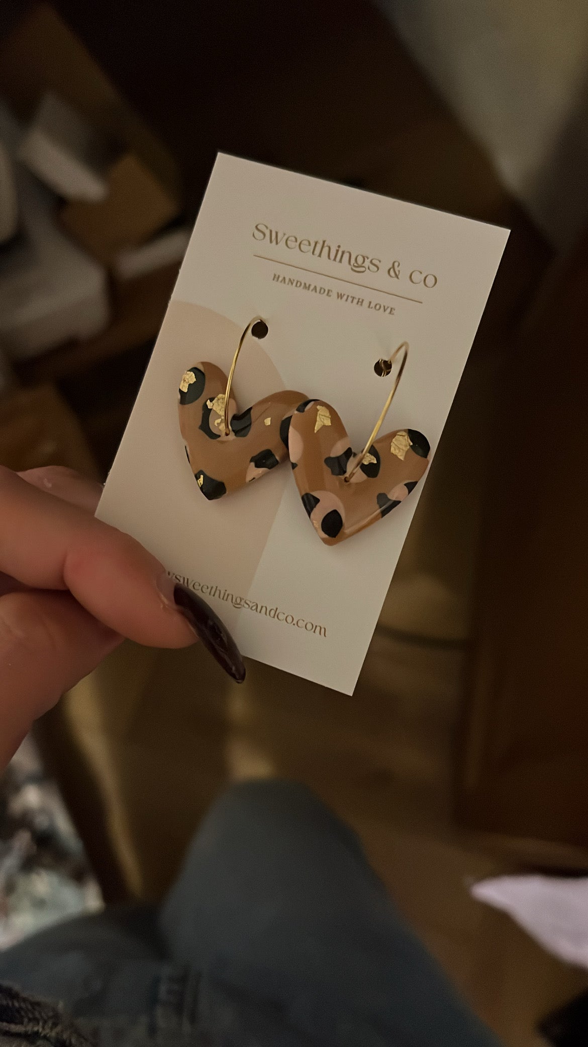 Boucles d’oreilles léopard