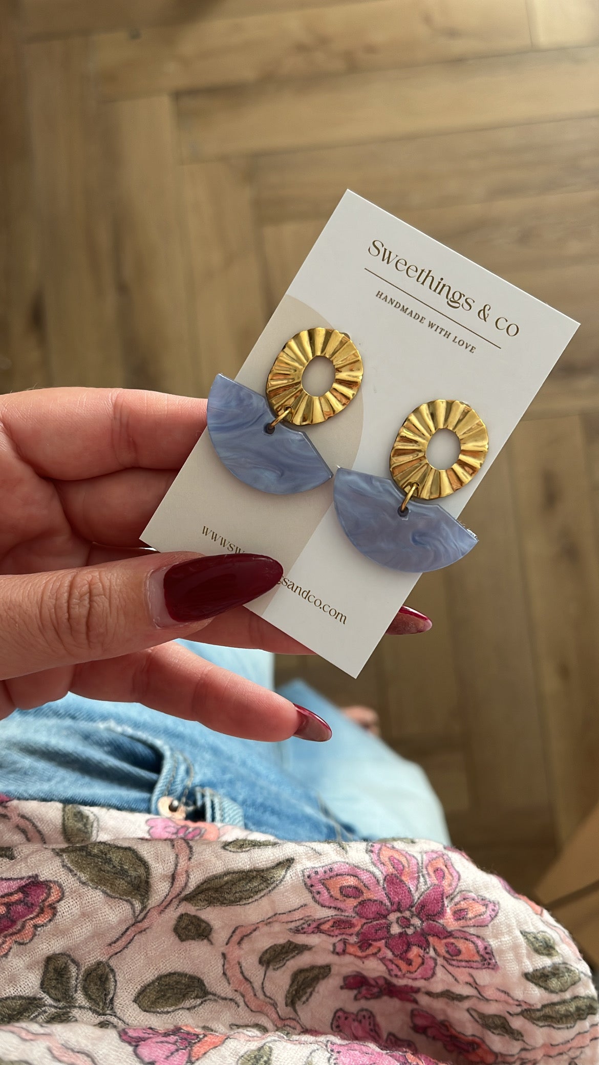Boucles d’oreilles Collection Effer Marbre