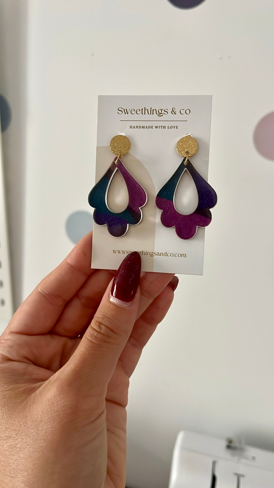 Boucles d’oreilles Collection aquarelle