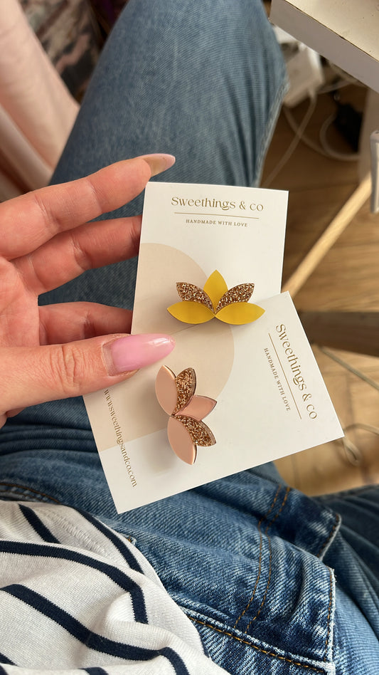 Broche poétique florale