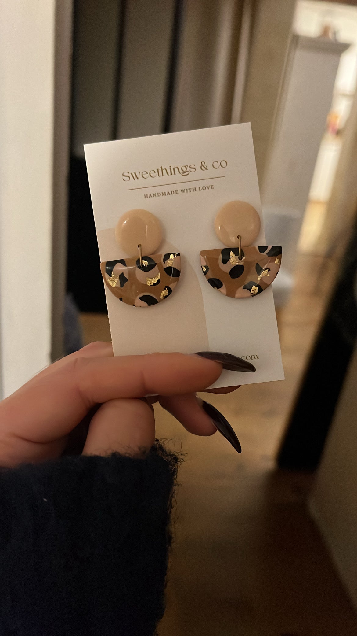 Boucles d’oreilles léopard