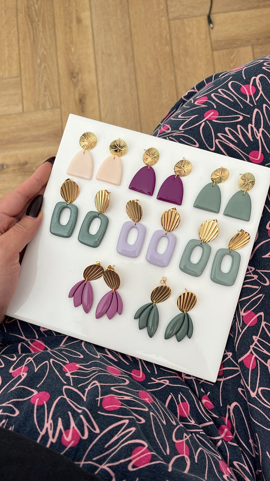 Boucles d’oreilles Palette