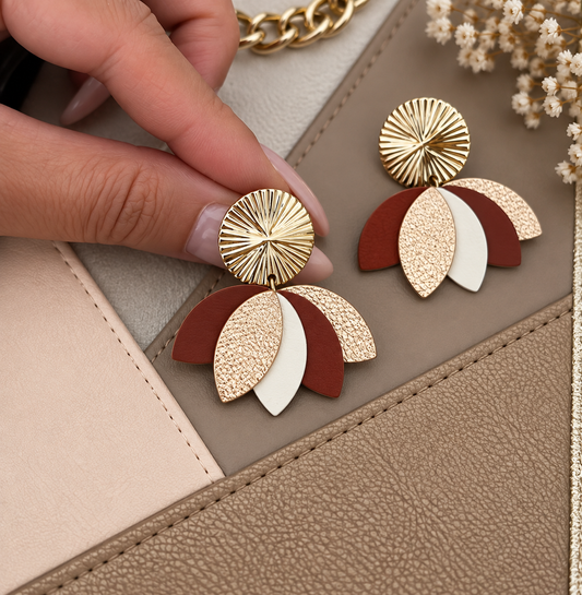 Boucles d'oreilles AMBRE