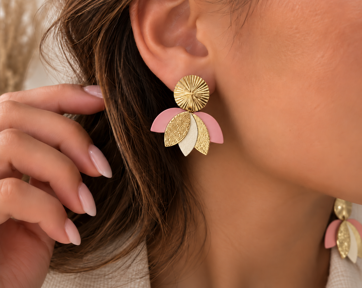 Boucles d'oreilles AMBRE