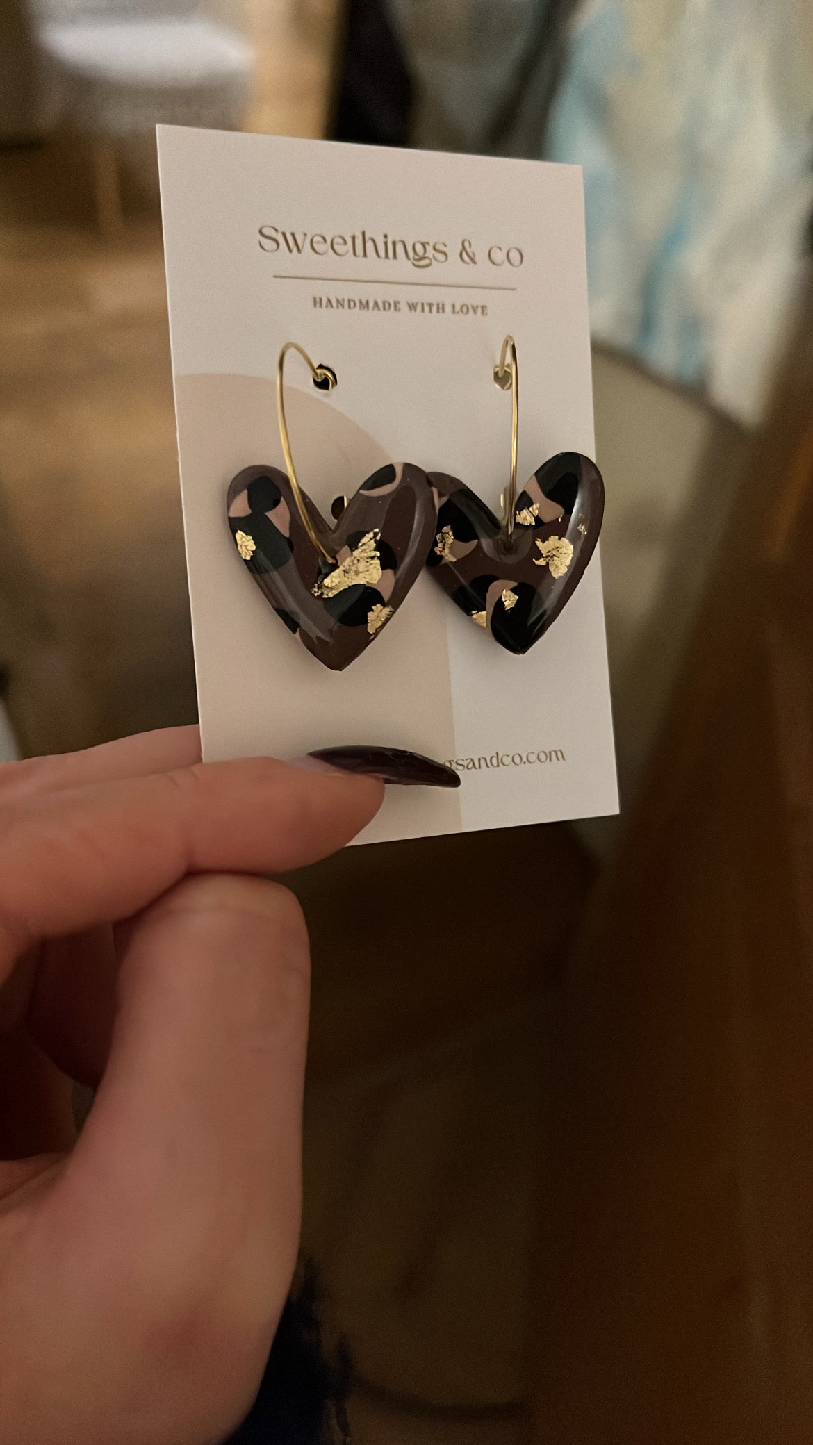 Boucles d’oreilles Léopard