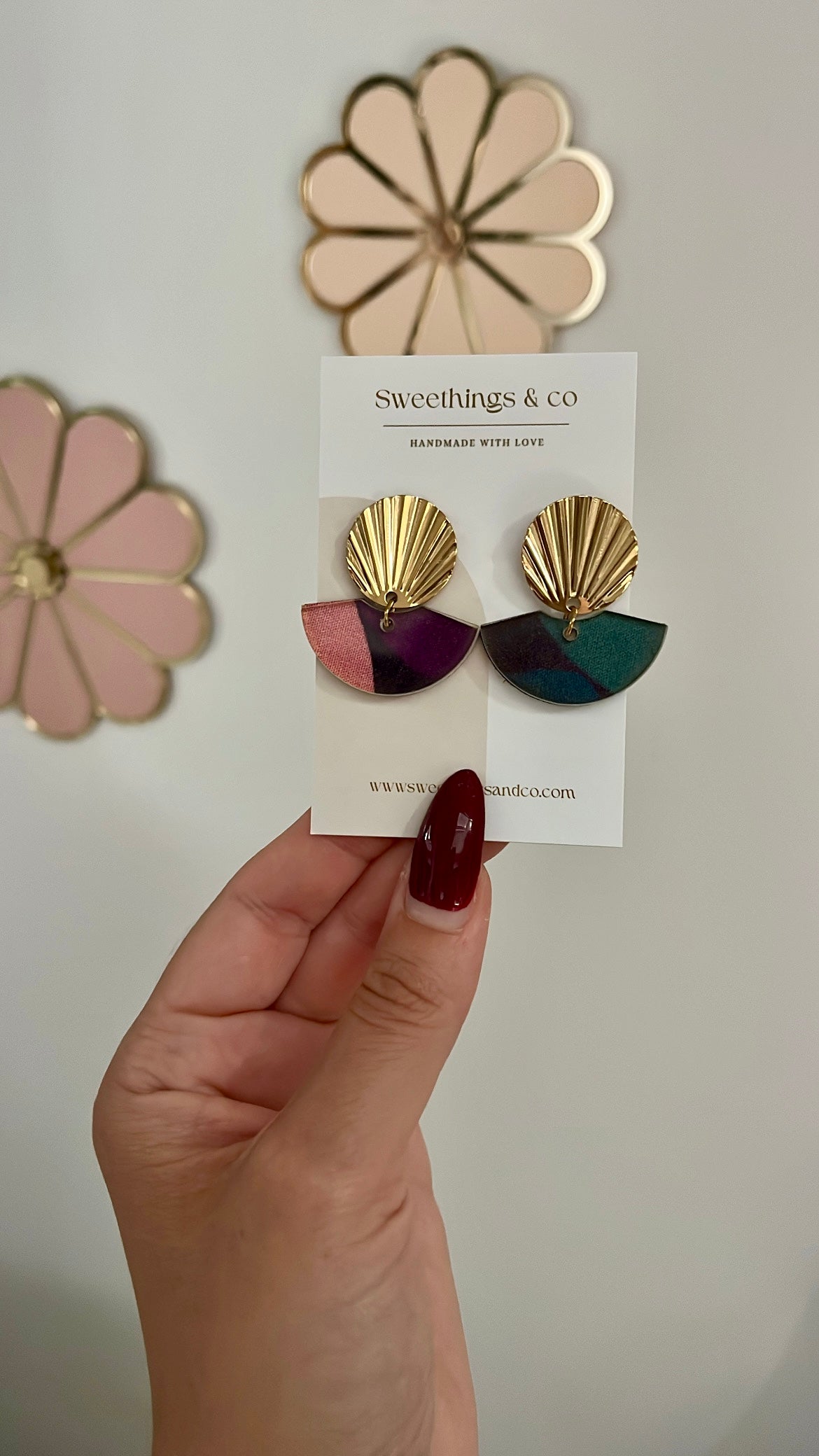 Boucles d’oreilles Collection aquarelle