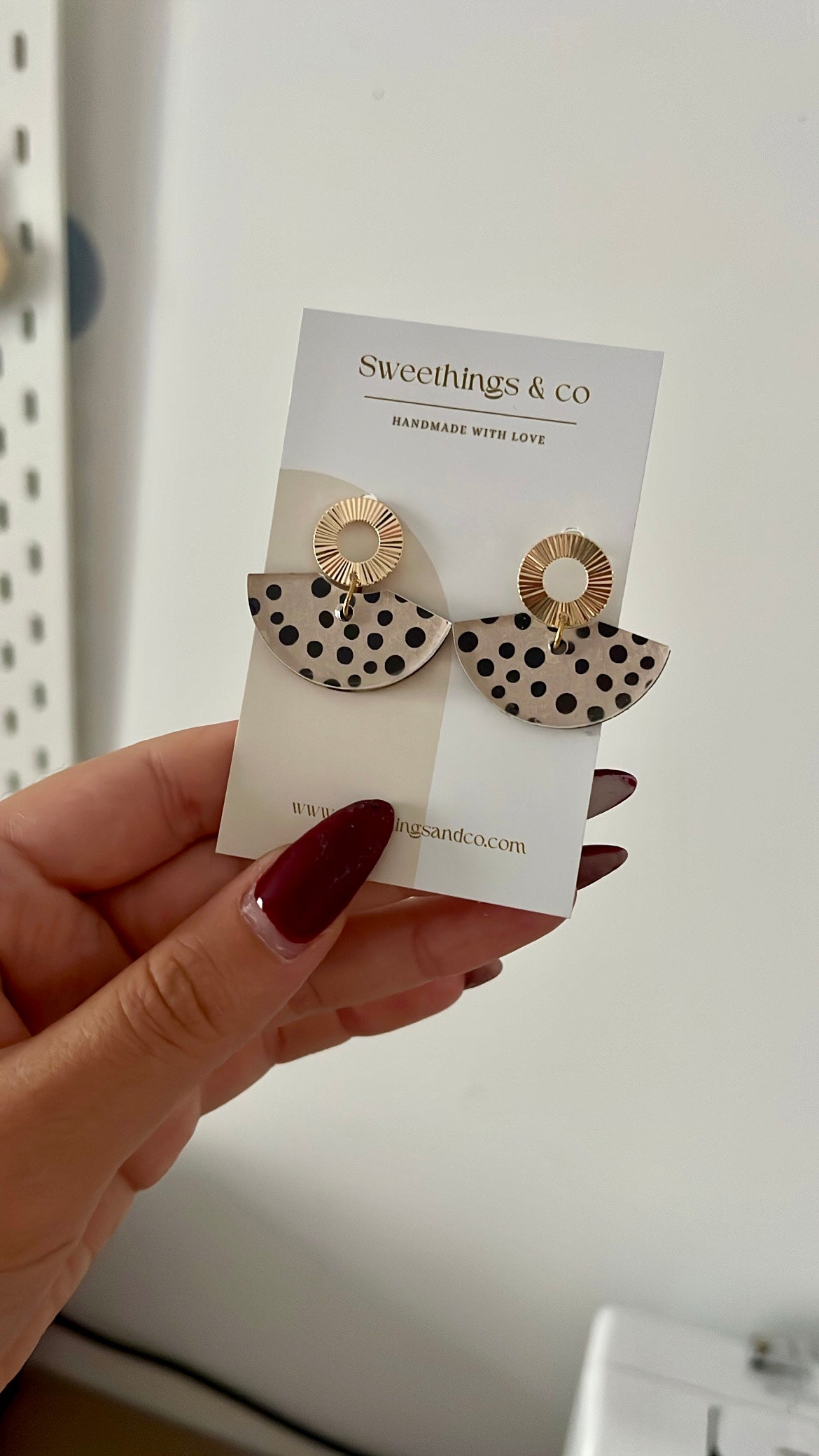 Boucles d’oreilles Collection pois