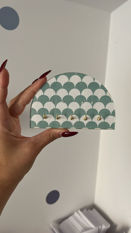Porte Bijoux arche / tissus au choix