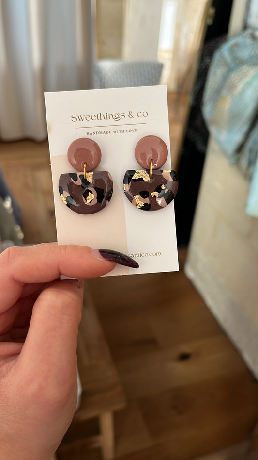 Boucles d’oreilles Léopard