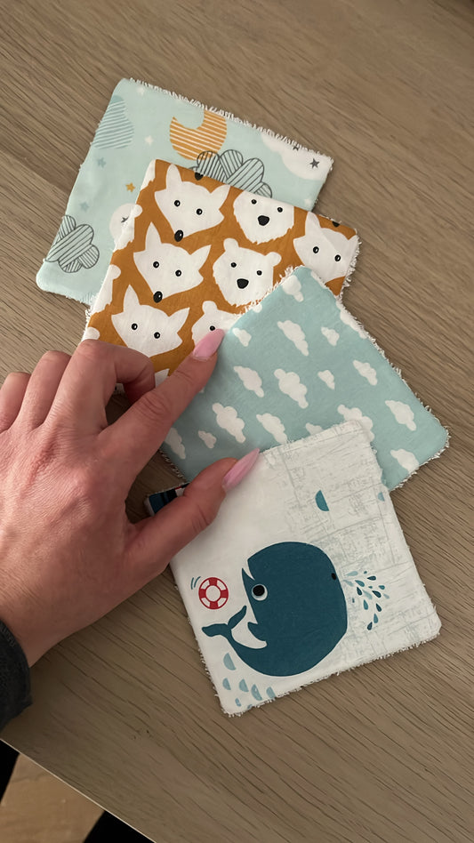 Ensemble de 4 lingettes