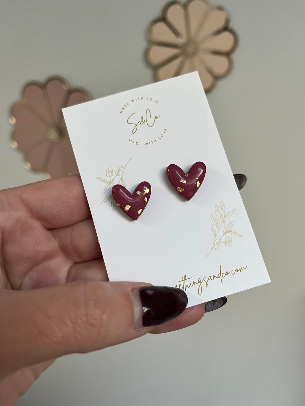 Puces d'oreilles coeur