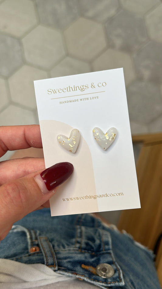 Boucles d’oreilles cœurs