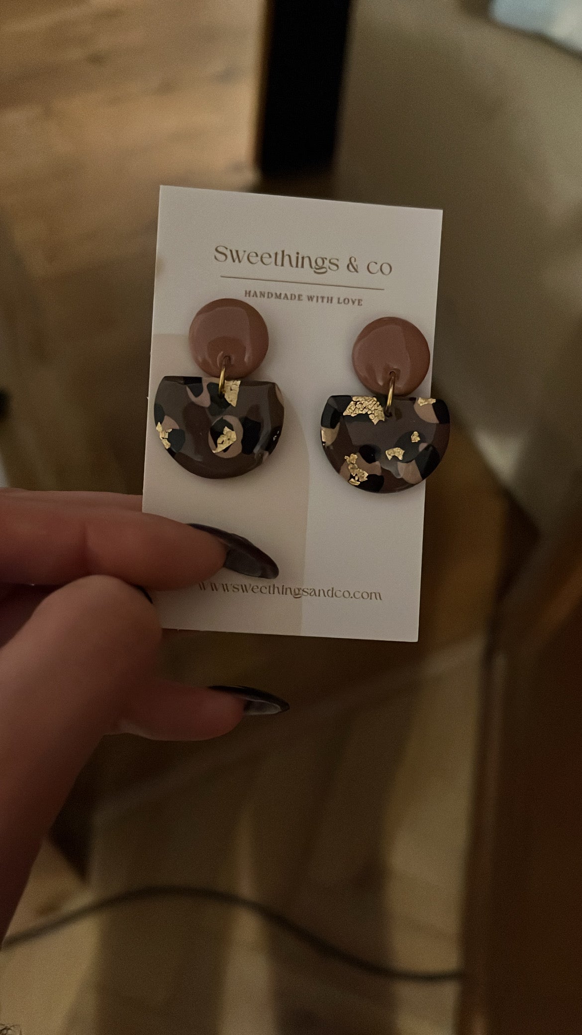 Boucles d’oreilles Léopard