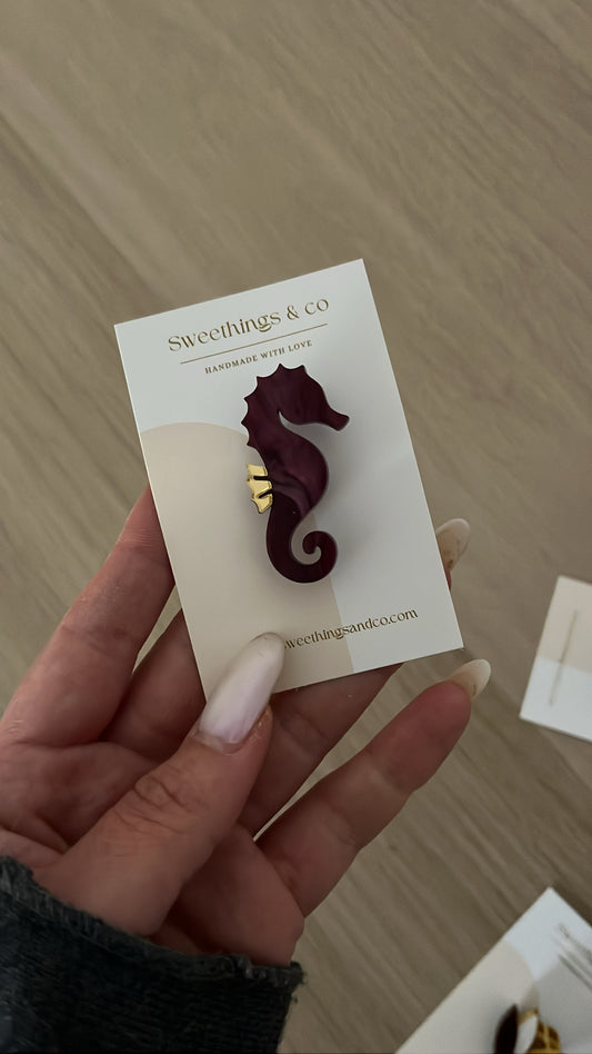 Broche hippocampe