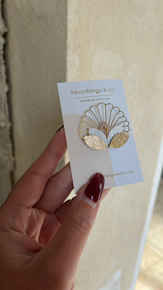 Broche poétique PAON