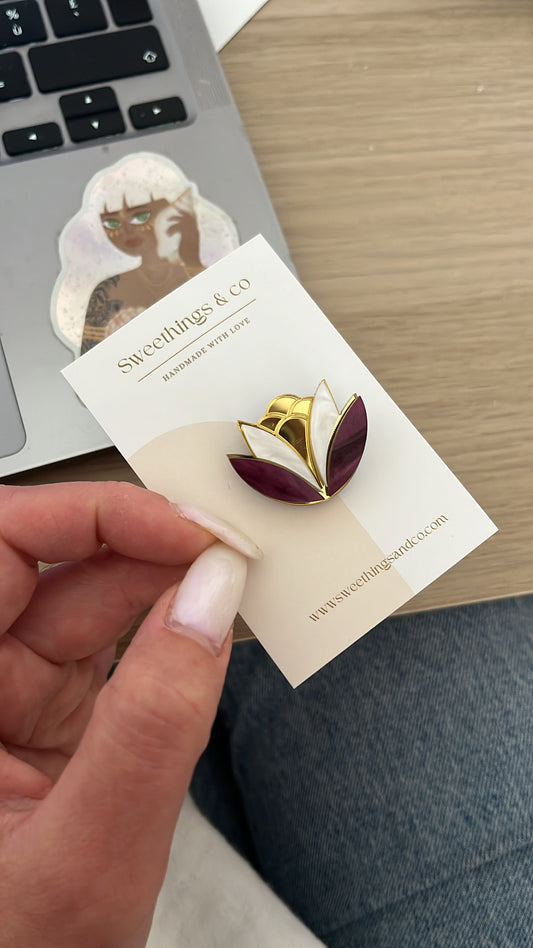 Broche florale