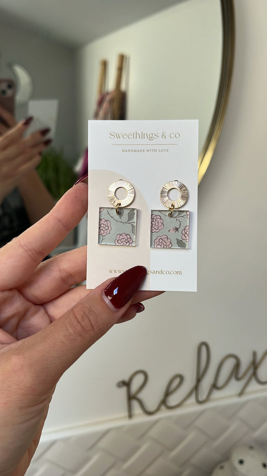 Boucles d’oreilles Collection florale