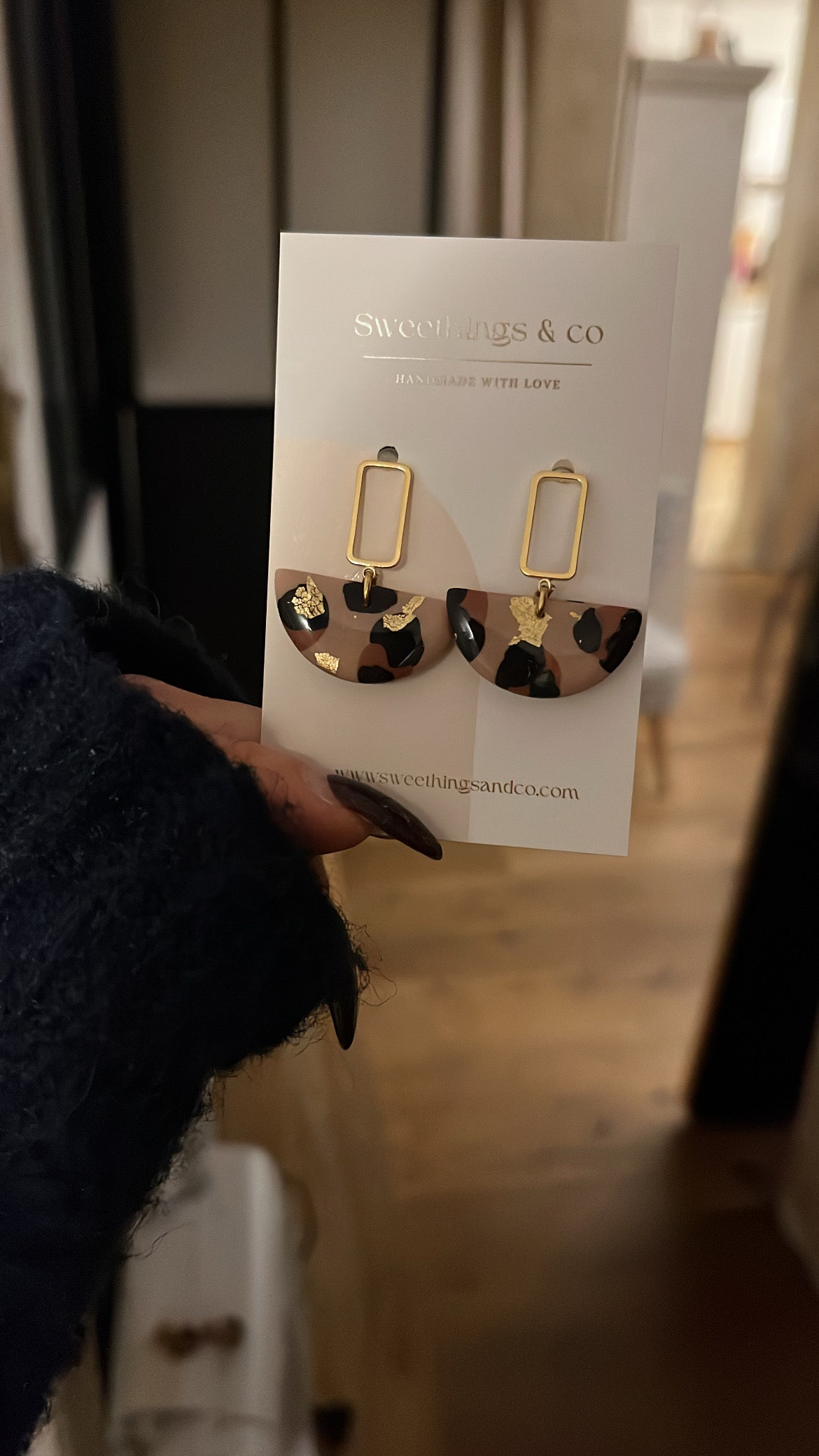 Boucles d’oreilles Léopard