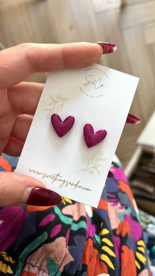 Petites Puces d'oreilles Cœur
